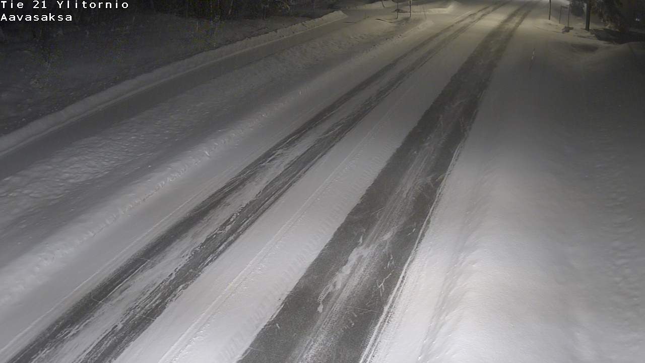 Weather Camera Image Väg 21 Ylitornio_Aavasaksa, Muonio, Lappi