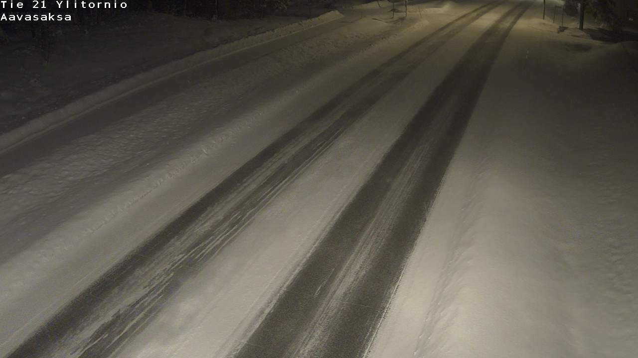Weather Camera Image Väg 21 Ylitornio_Aavasaksa, Muonio, Lappi