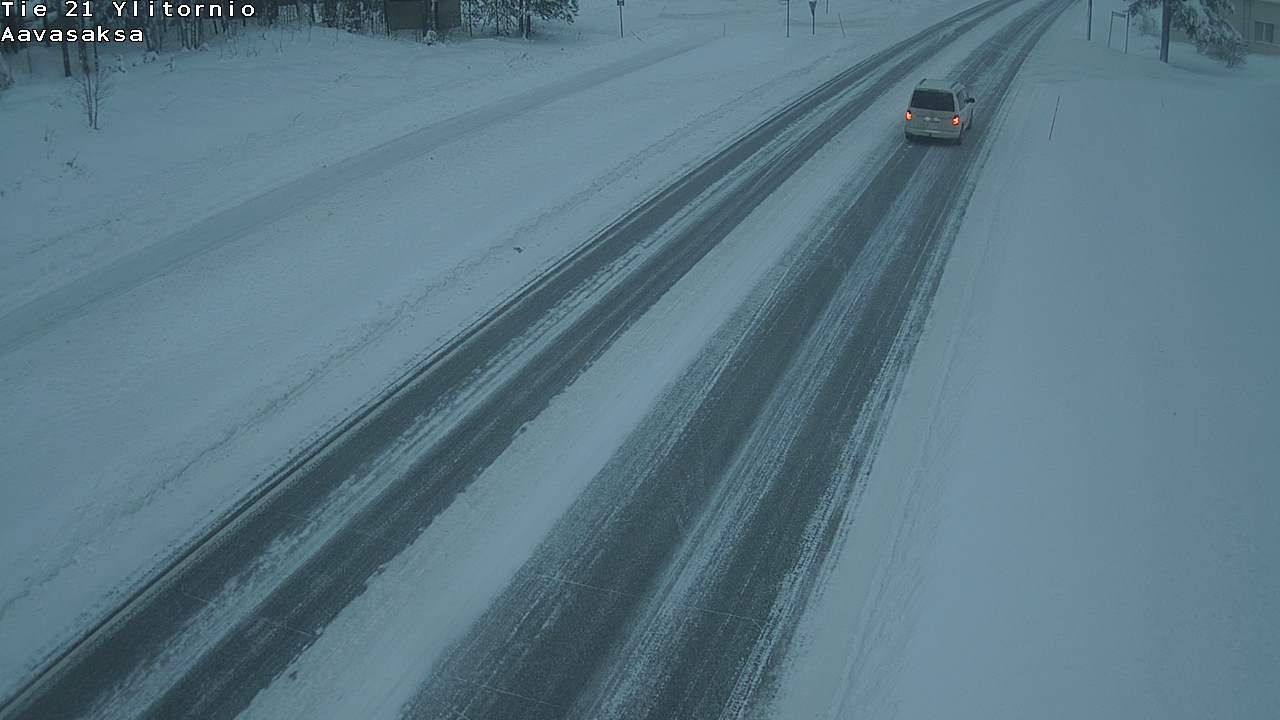 Weather Camera Image Väg 21 Ylitornio_Aavasaksa, Muonio, Lappi