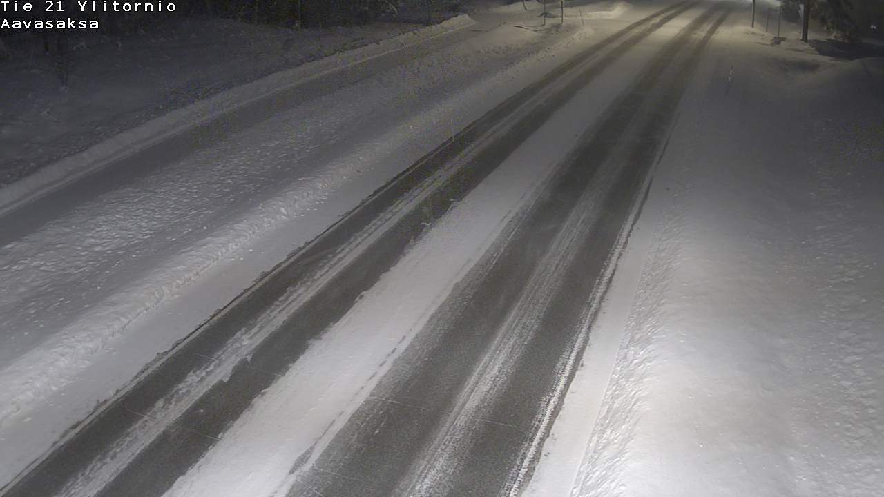 Weather Camera Image Väg 21 Ylitornio_Aavasaksa, Muonio, Lappi