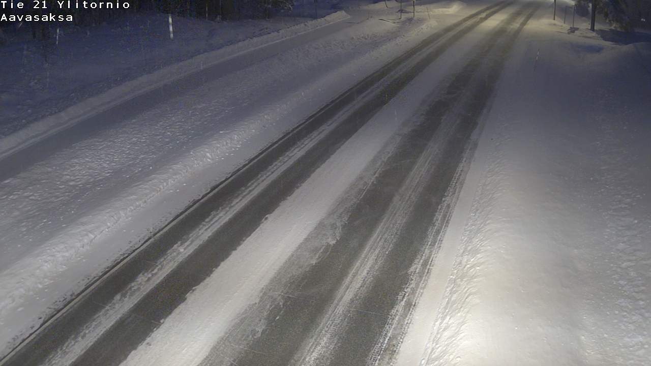 Weather Camera Image Väg 21 Ylitornio_Aavasaksa, Muonio, Lappi
