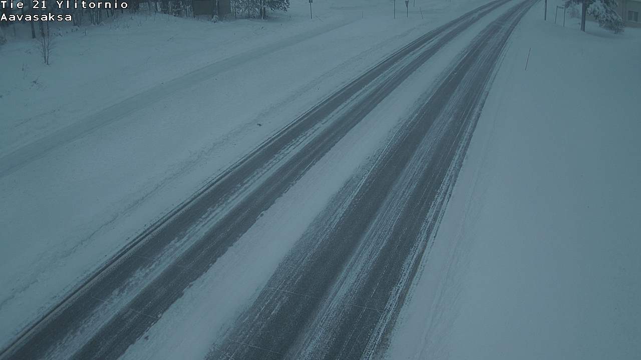Weather Camera Image Väg 21 Ylitornio_Aavasaksa, Muonio, Lappi