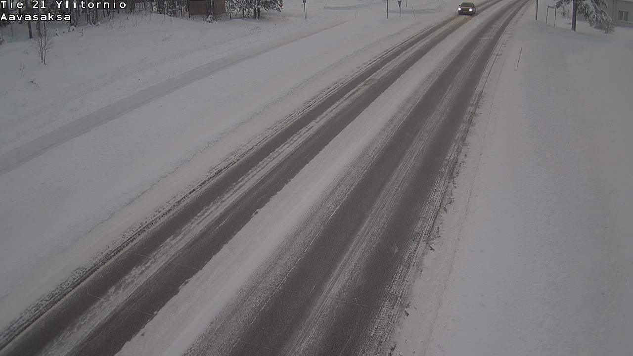 Weather Camera Image Väg 21 Ylitornio_Aavasaksa, Muonio, Lappi