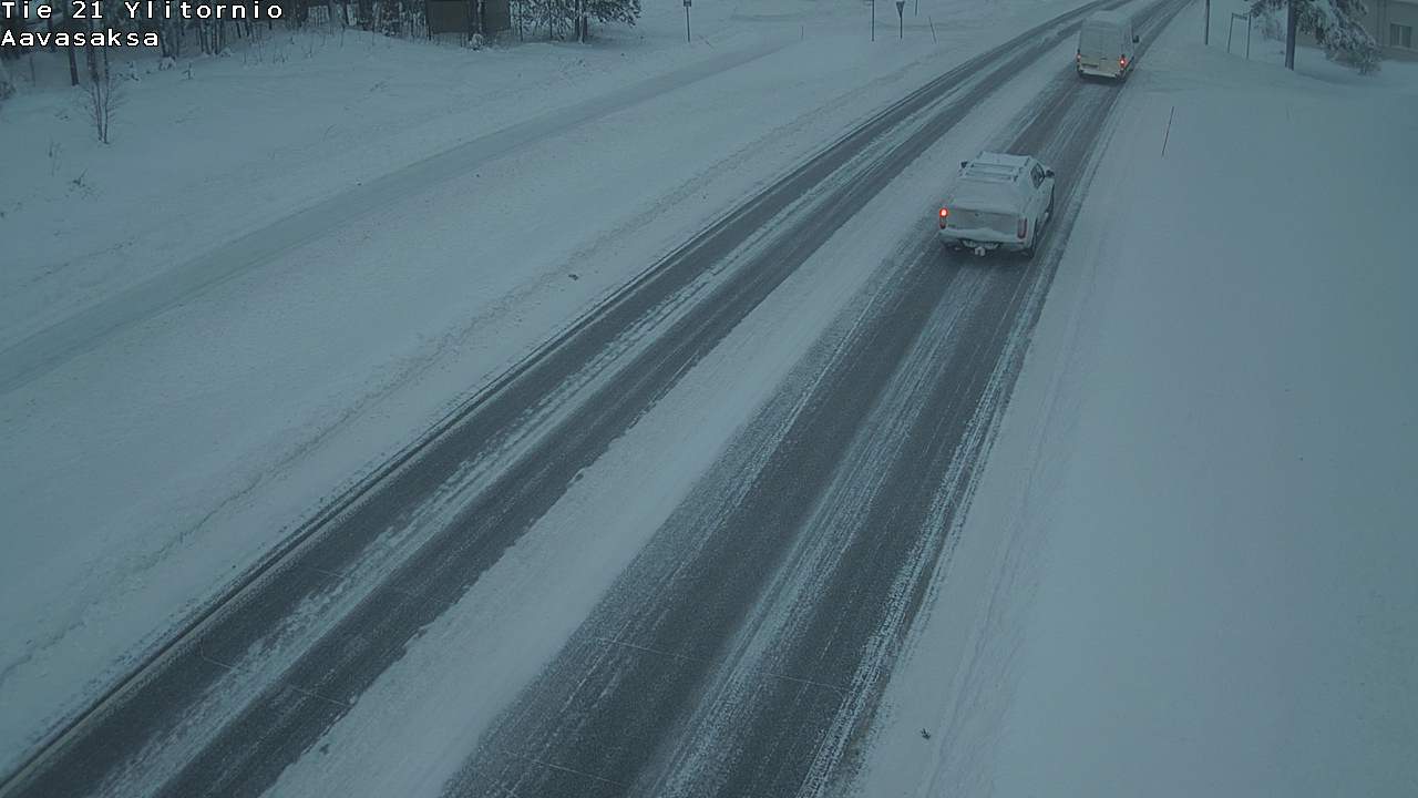 Weather Camera Image Väg 21 Ylitornio_Aavasaksa, Muonio, Lappi