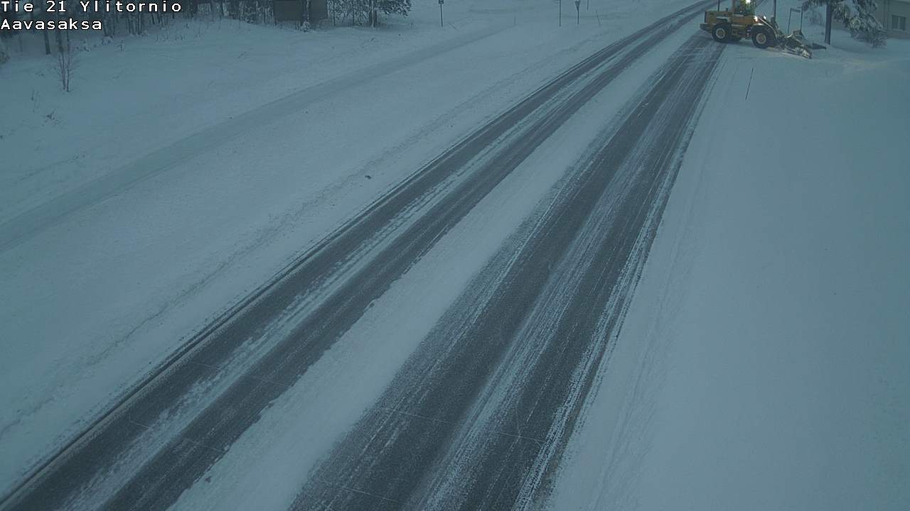 Weather Camera Image Väg 21 Ylitornio_Aavasaksa, Muonio, Lappi