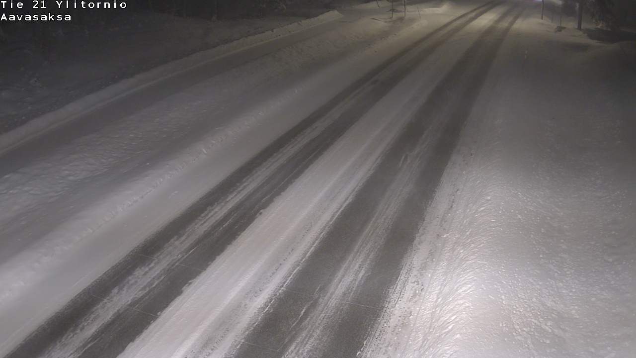 Weather Camera Image Väg 21 Ylitornio_Aavasaksa, Muonio, Lappi