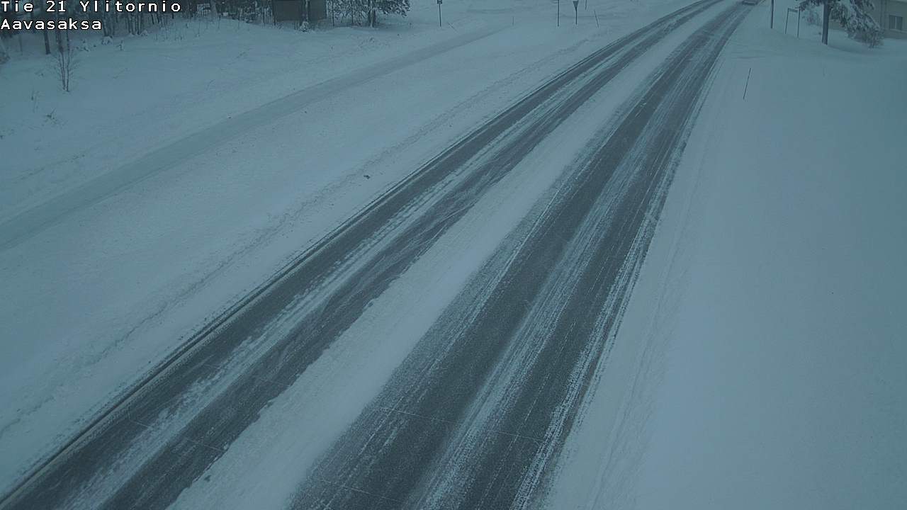 Weather Camera Image Väg 21 Ylitornio_Aavasaksa, Muonio, Lappi