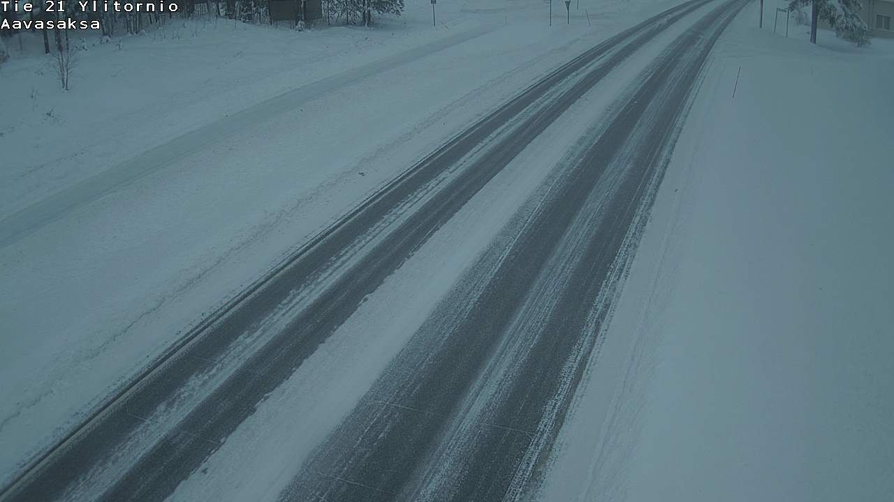 Weather Camera Image Väg 21 Ylitornio_Aavasaksa, Muonio, Lappi