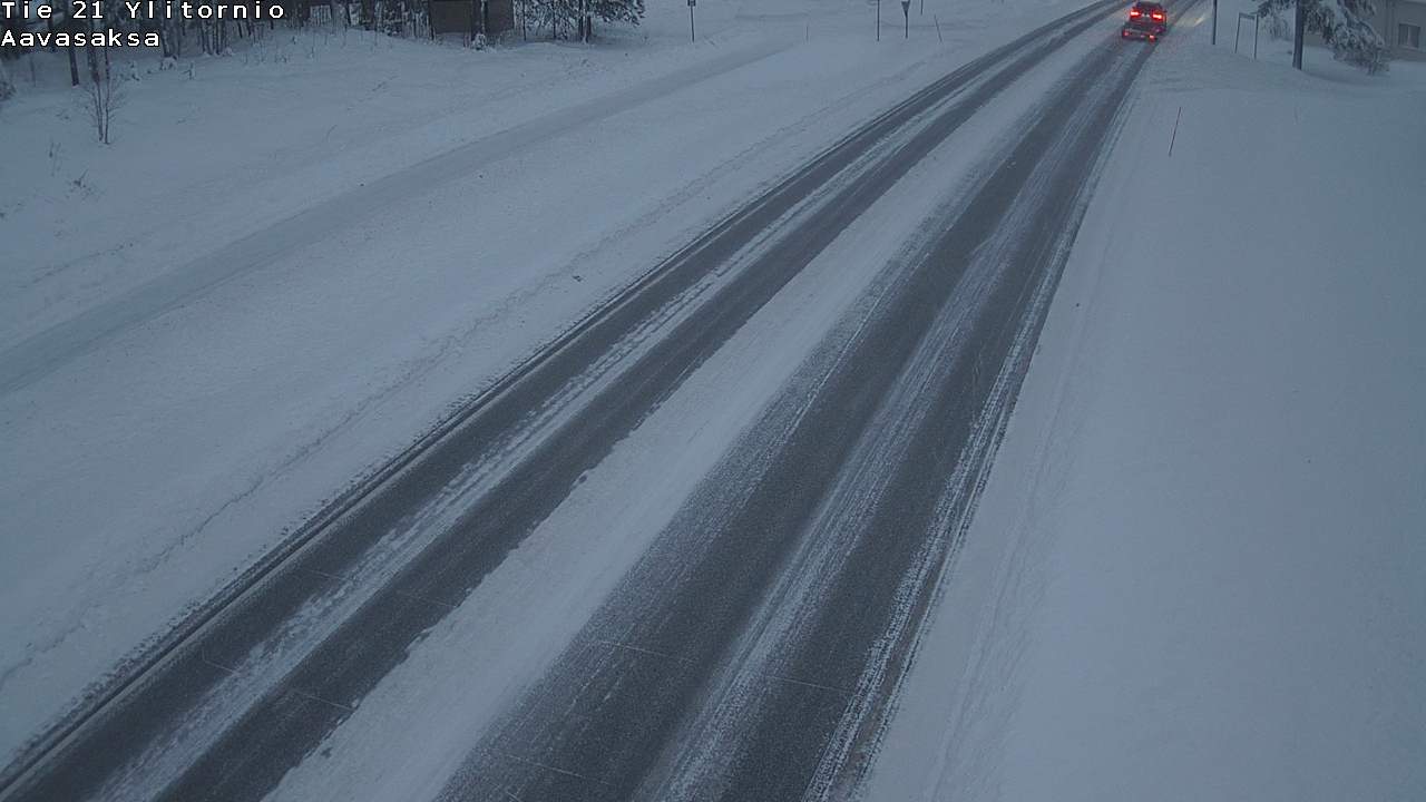 Weather Camera Image Väg 21 Ylitornio_Aavasaksa, Muonio, Lappi