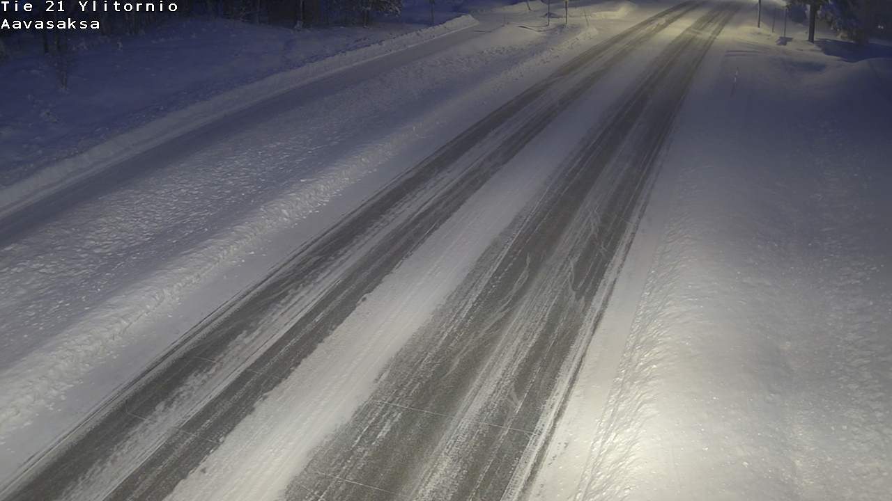 Weather Camera Image Väg 21 Ylitornio_Aavasaksa, Muonio, Lappi
