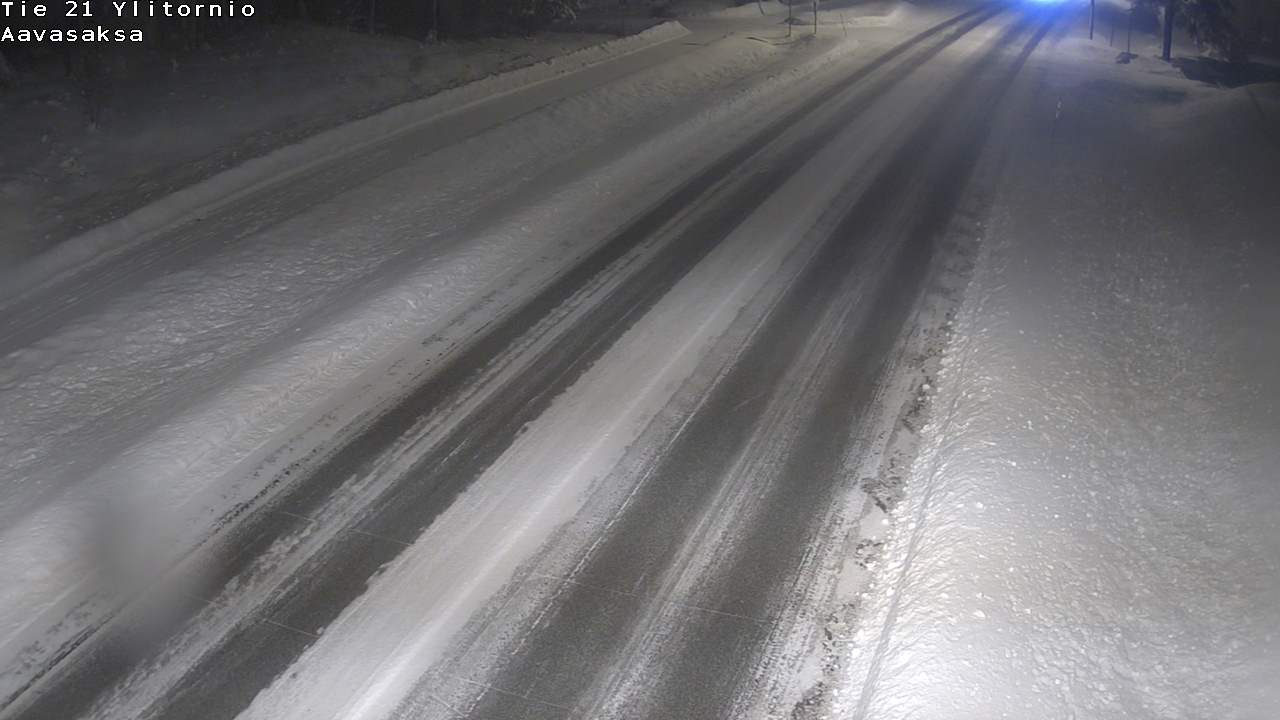 Weather Camera Image Väg 21 Ylitornio_Aavasaksa, Muonio, Lappi