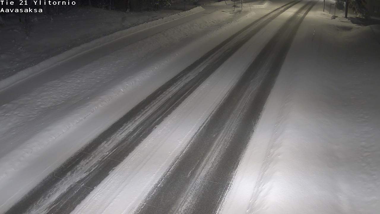 Weather Camera Image Väg 21 Ylitornio_Aavasaksa, Muonio, Lappi
