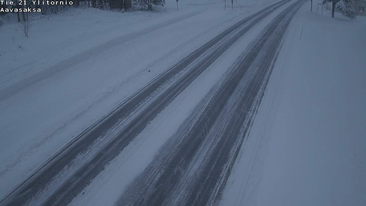Weather Camera Image Väg 21 Ylitornio_Aavasaksa, Muonio, Lappi