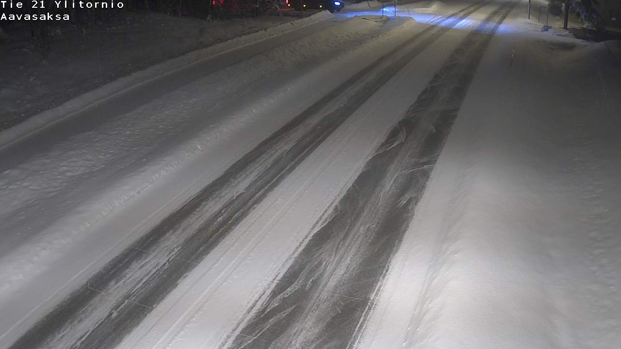 Weather Camera Image Väg 21 Ylitornio_Aavasaksa, Muonio, Lappi