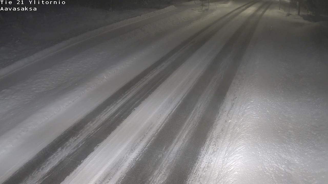 Weather Camera Image Väg 21 Ylitornio_Aavasaksa, Muonio, Lappi