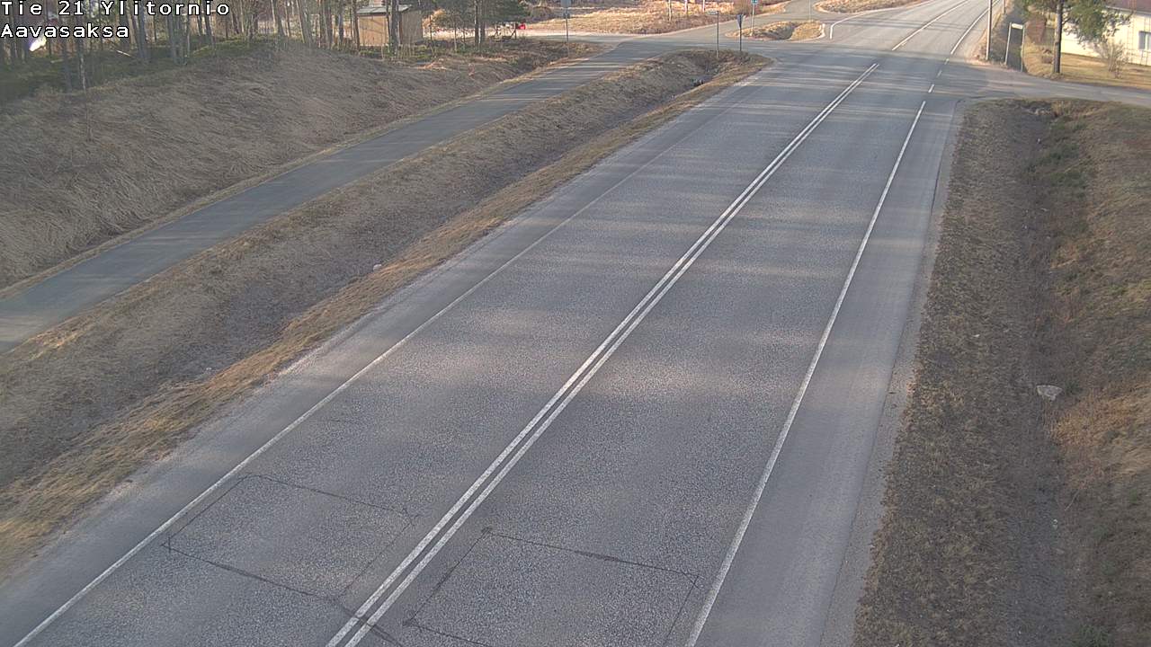 Weather Camera Image Väg 21 Ylitornio_Aavasaksa, Muonio, Lappi