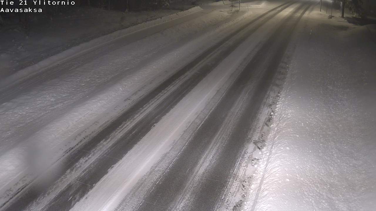 Weather Camera Image Väg 21 Ylitornio_Aavasaksa, Muonio, Lappi