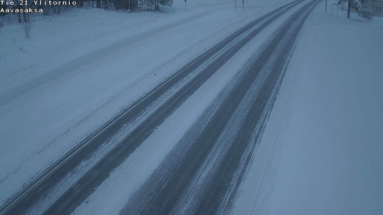 Weather Camera Image Väg 21 Ylitornio_Aavasaksa, Muonio, Lappi