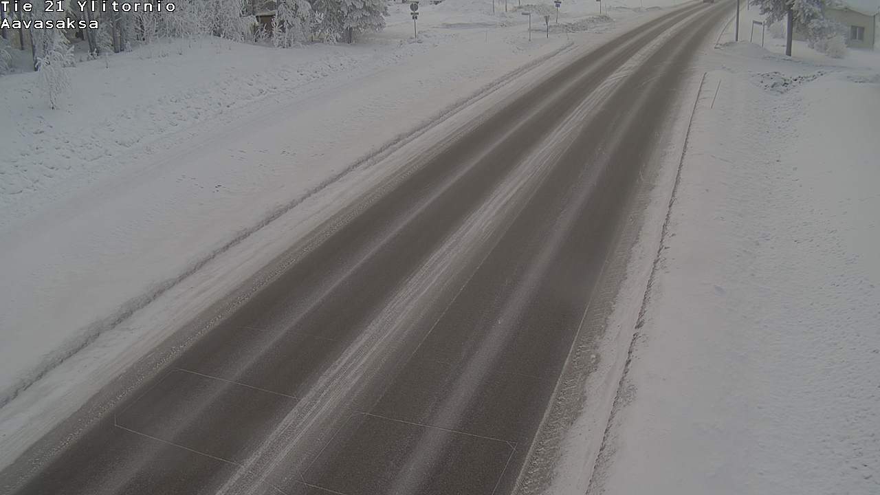 Weather Camera Image Road 21 Ylitornio_Aavasaksa, Muonio, Lappi
