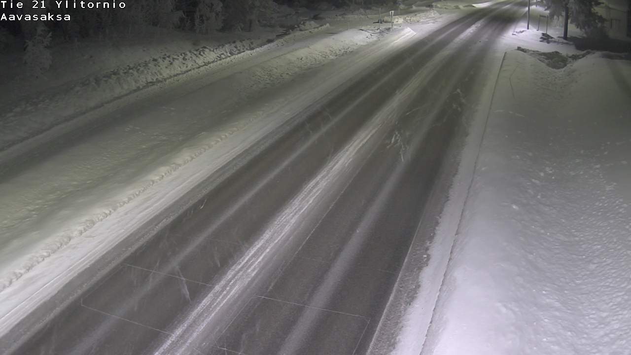 Kelikamerat Kuva Tie 21 Ylitornio_Aavasaksa, Muonio, Lappi