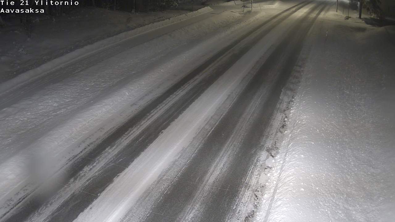 Weather Camera Image Väg 21 Ylitornio_Aavasaksa, Muonio, Lappi