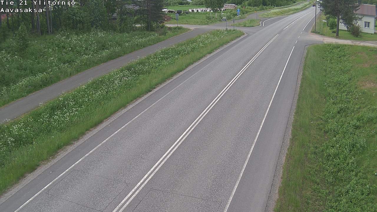 Weather Camera Image Väg 21 Ylitornio_Aavasaksa, Muonio, Lappi