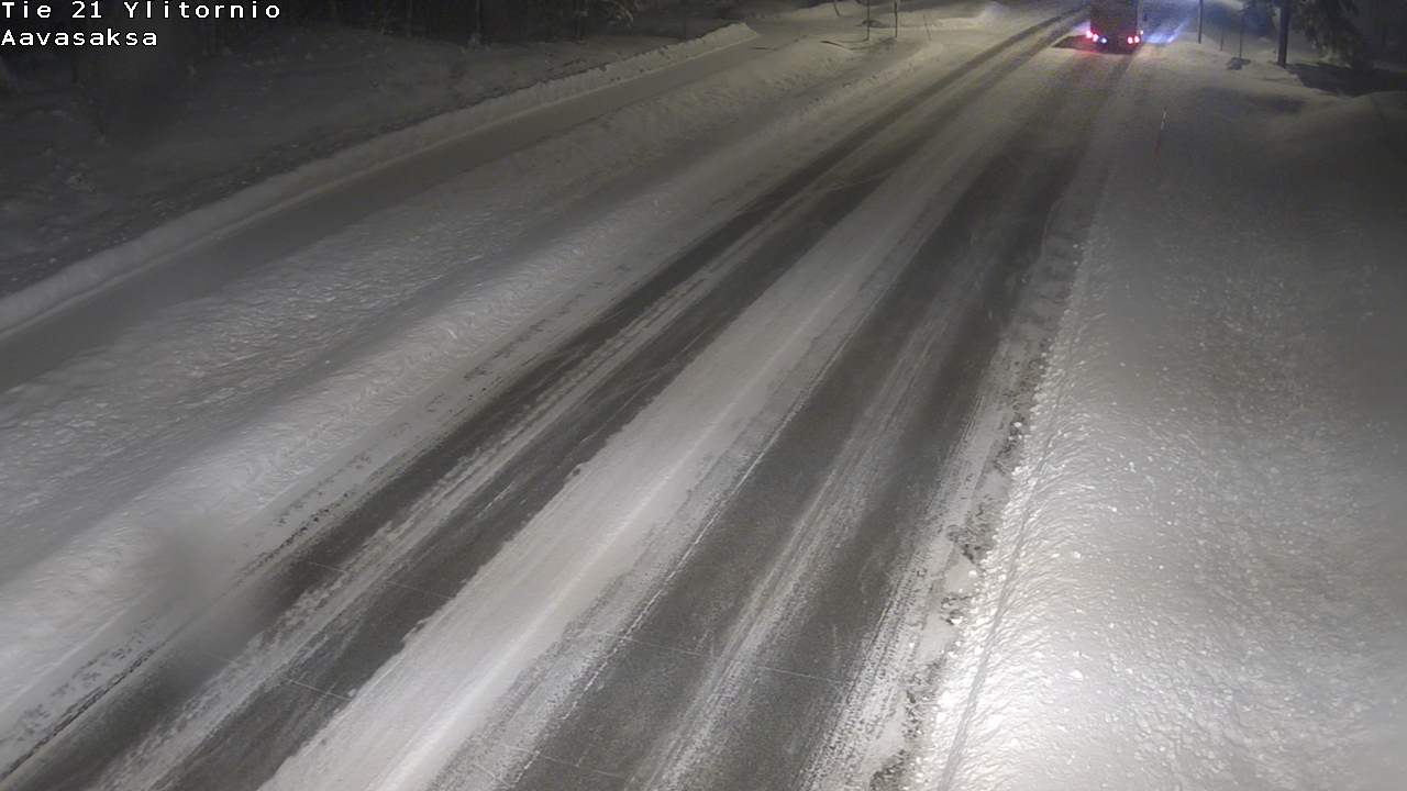 Weather Camera Image Väg 21 Ylitornio_Aavasaksa, Muonio, Lappi