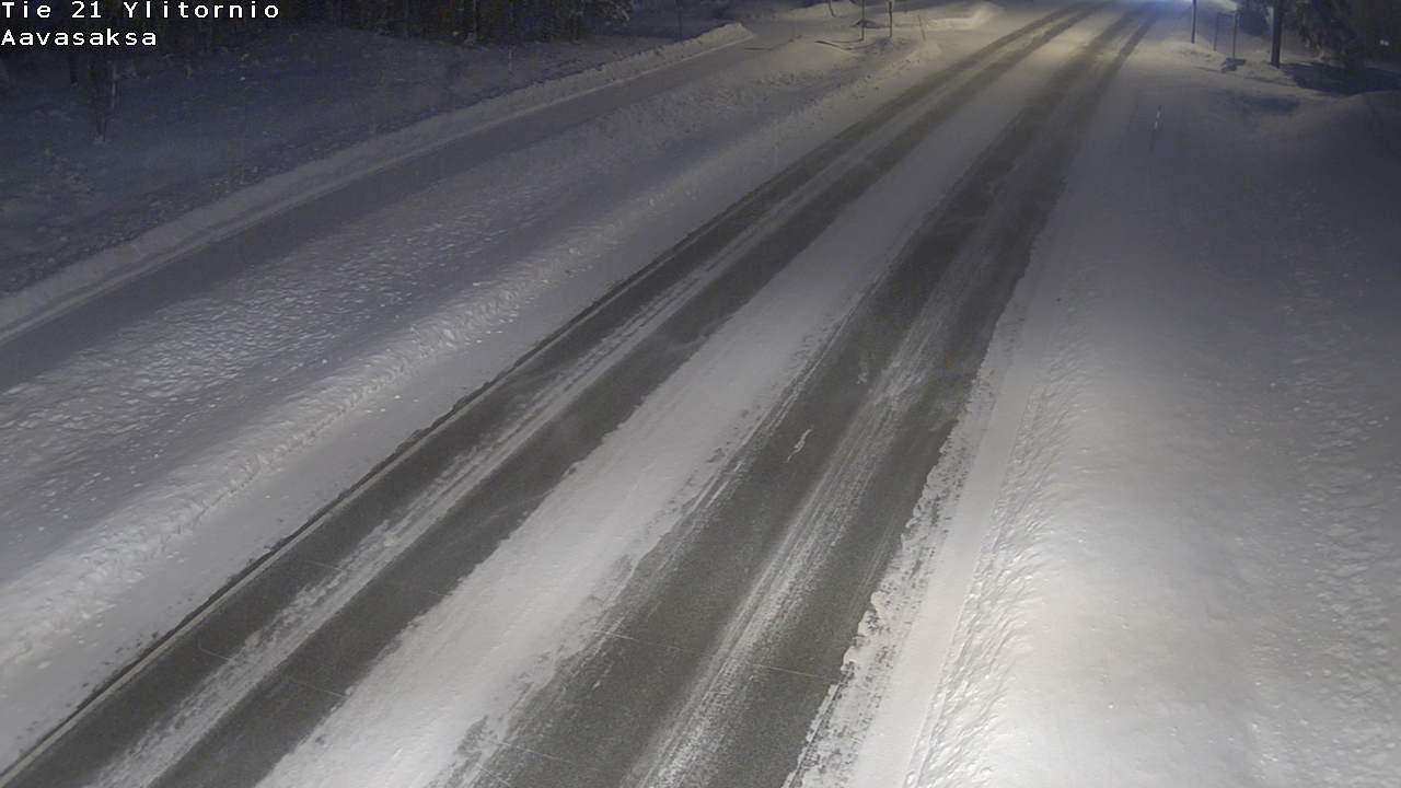Weather Camera Image Väg 21 Ylitornio_Aavasaksa, Muonio, Lappi