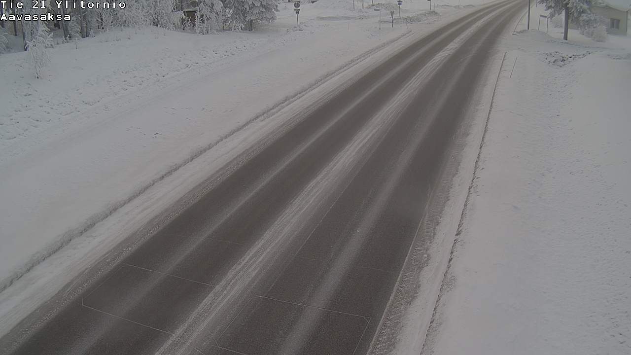 Weather Camera Image Road 21 Ylitornio_Aavasaksa, Muonio, Lappi