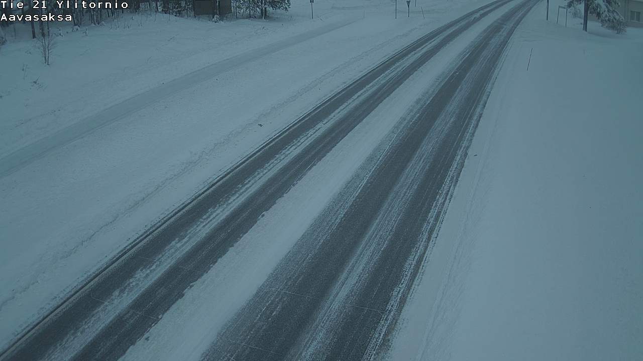 Weather Camera Image Väg 21 Ylitornio_Aavasaksa, Muonio, Lappi