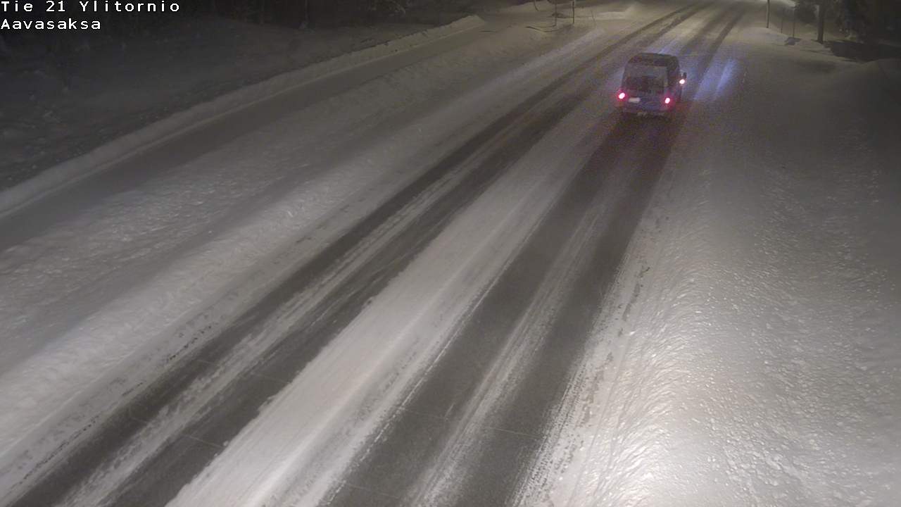 Weather Camera Image Väg 21 Ylitornio_Aavasaksa, Muonio, Lappi