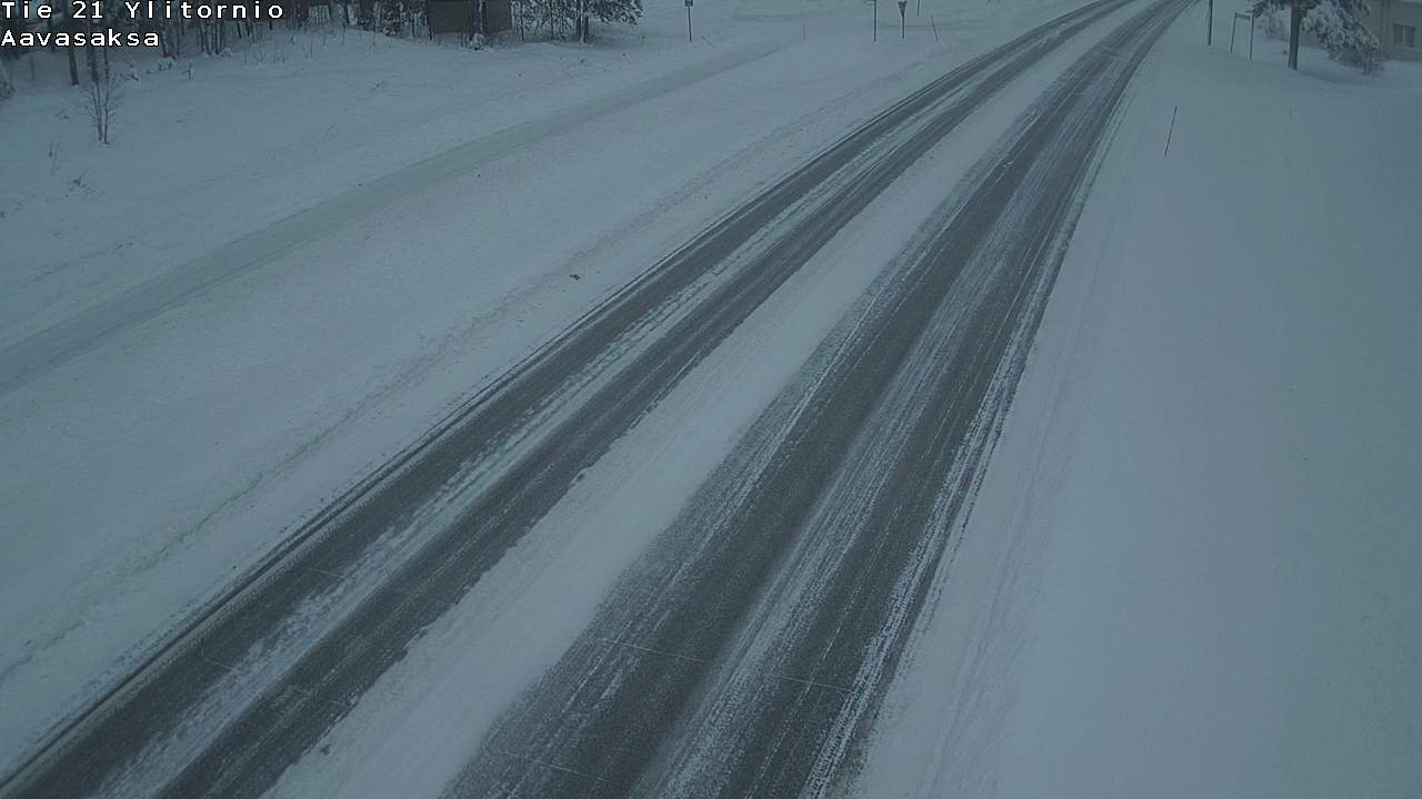 Weather Camera Image Väg 21 Ylitornio_Aavasaksa, Muonio, Lappi