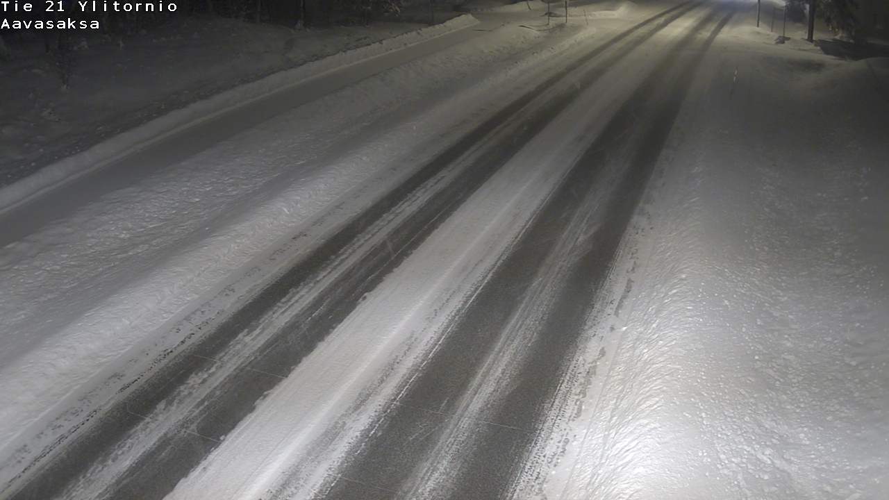 Weather Camera Image Väg 21 Ylitornio_Aavasaksa, Muonio, Lappi