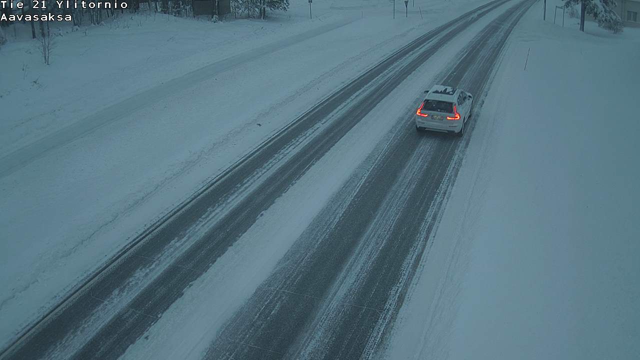Weather Camera Image Väg 21 Ylitornio_Aavasaksa, Muonio, Lappi