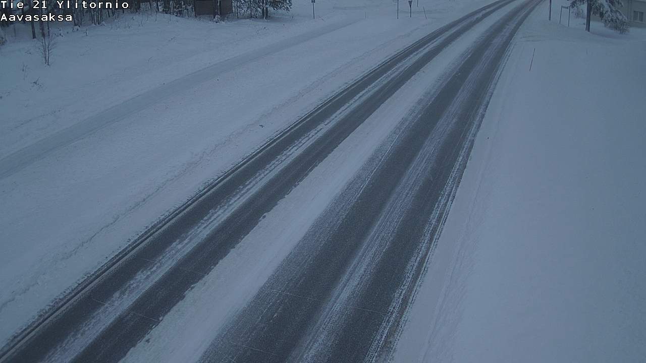 Weather Camera Image Väg 21 Ylitornio_Aavasaksa, Muonio, Lappi