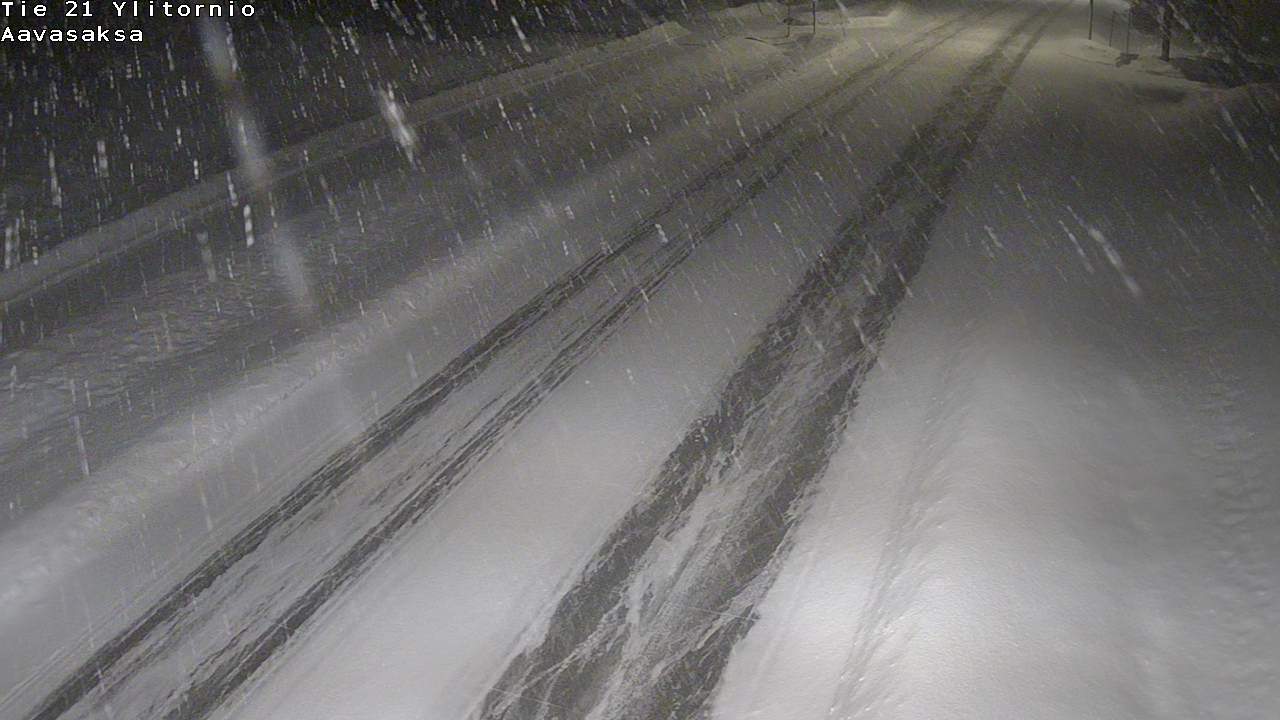 Weather Camera Image Väg 21 Ylitornio_Aavasaksa, Muonio, Lappi