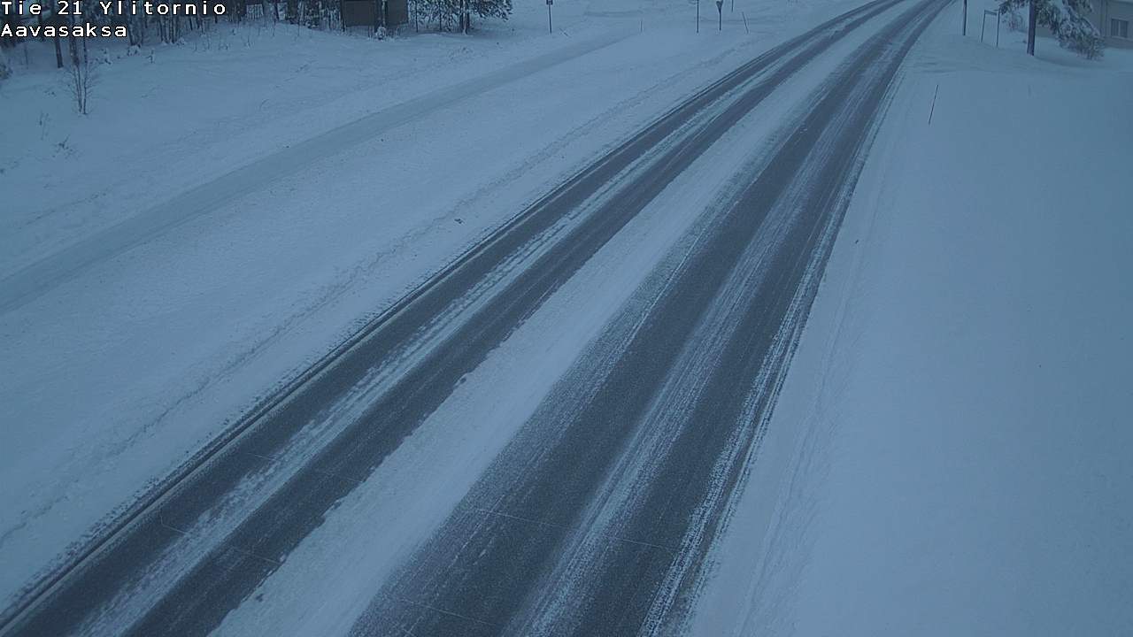 Weather Camera Image Väg 21 Ylitornio_Aavasaksa, Muonio, Lappi