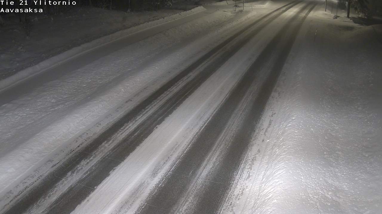 Weather Camera Image Väg 21 Ylitornio_Aavasaksa, Muonio, Lappi