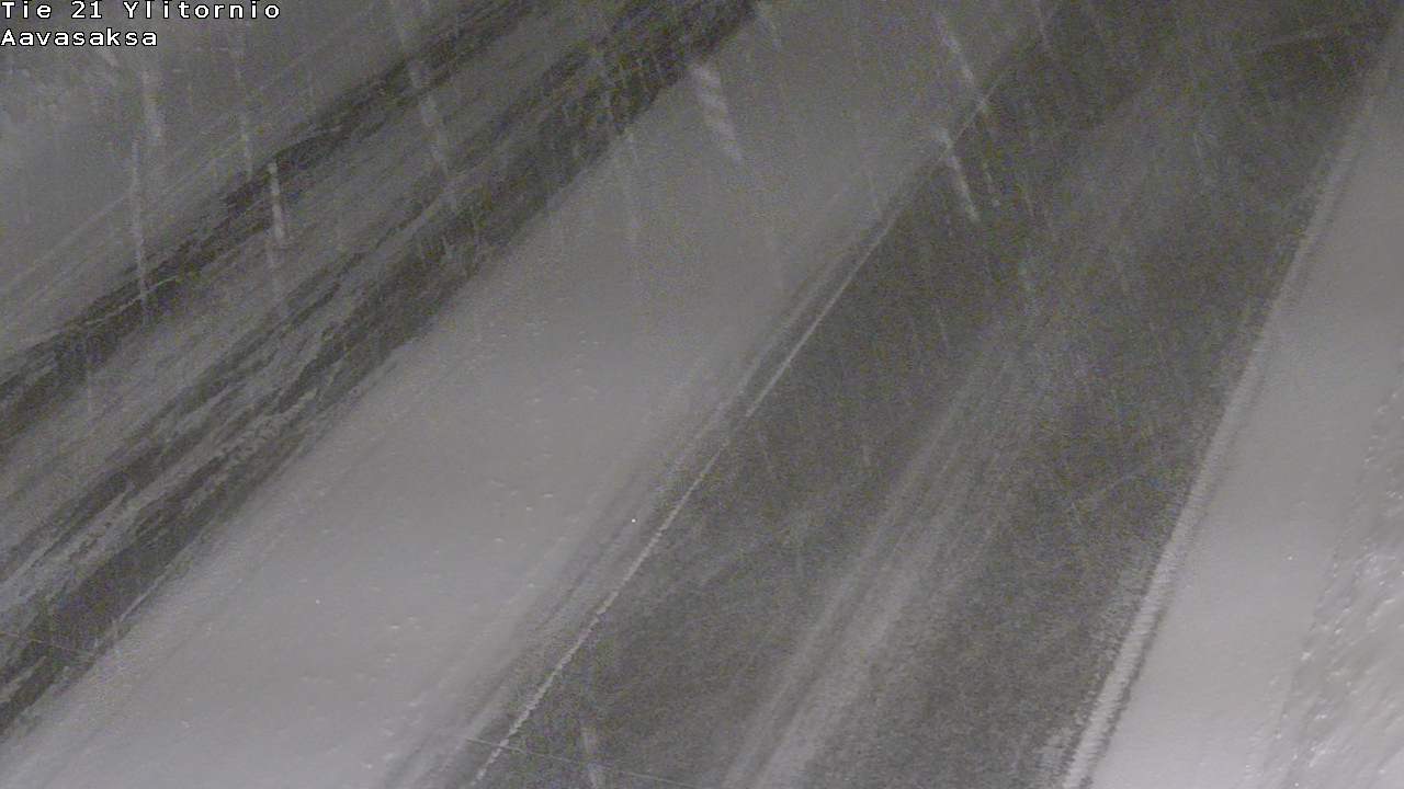 Weather Camera Image Väg 21 Ylitornio_Aavasaksa, Muonio, Lappi