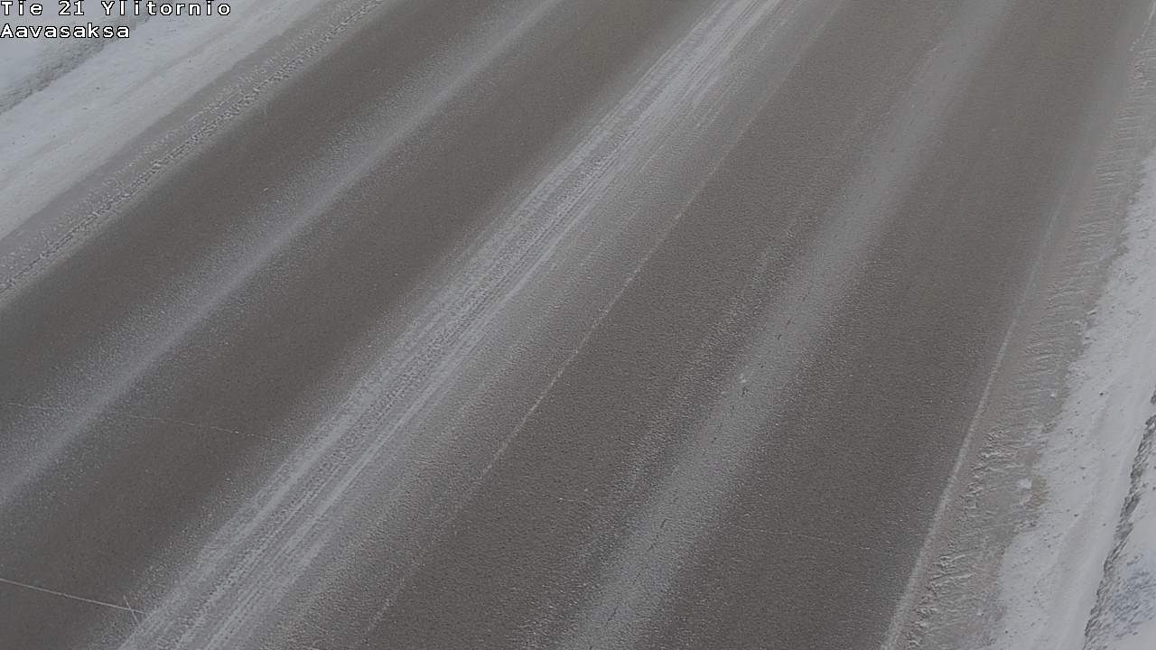 Weather Camera Image Väg 21 Ylitornio_Aavasaksa, Muonio, Lappi