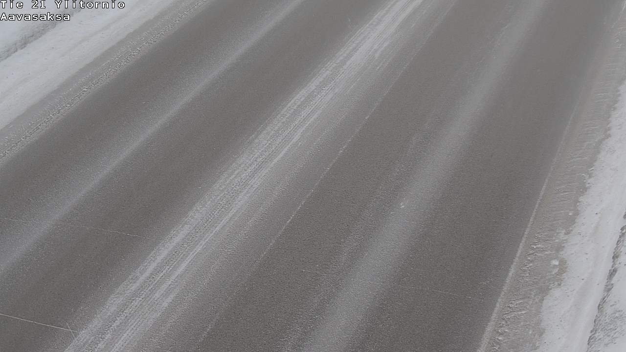 Weather Camera Image Väg 21 Ylitornio_Aavasaksa, Muonio, Lappi