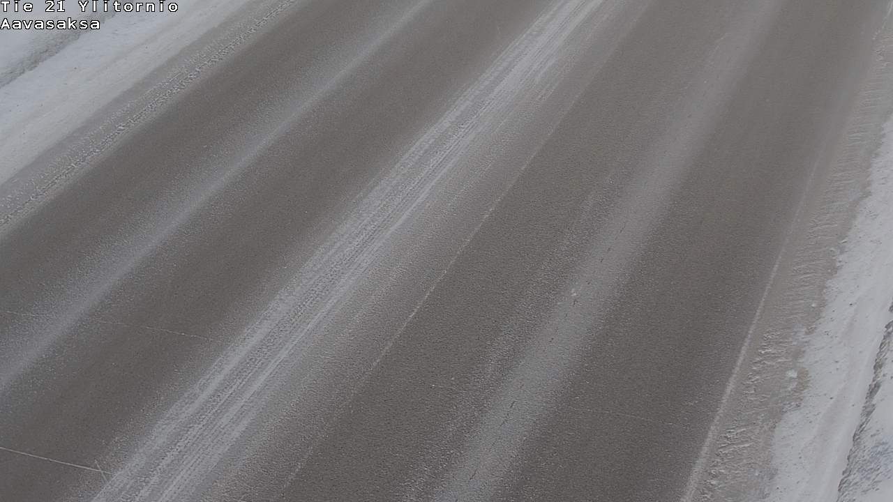 Weather Camera Image Väg 21 Ylitornio_Aavasaksa, Muonio, Lappi