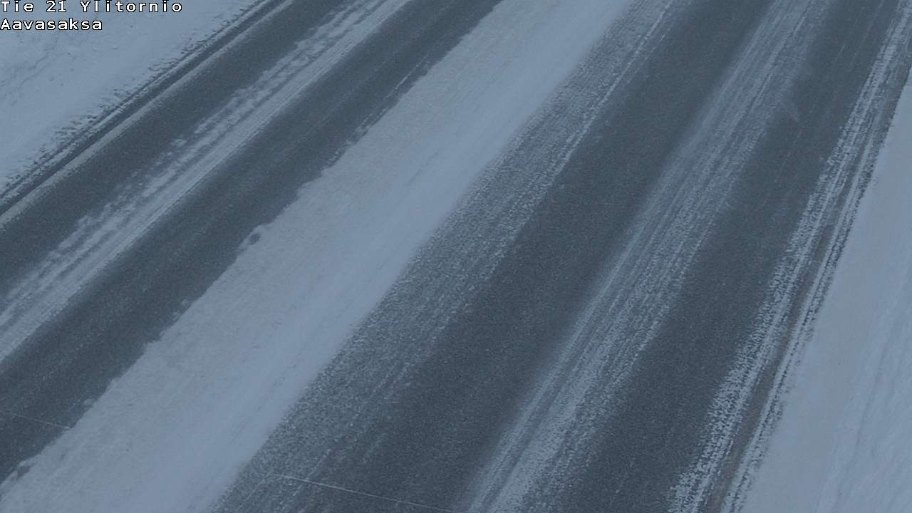 Weather Camera Image Väg 21 Ylitornio_Aavasaksa, Muonio, Lappi