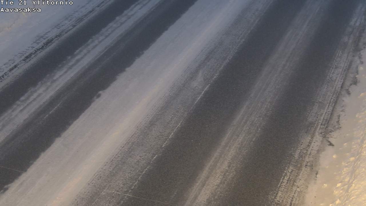 Weather Camera Image Väg 21 Ylitornio_Aavasaksa, Muonio, Lappi