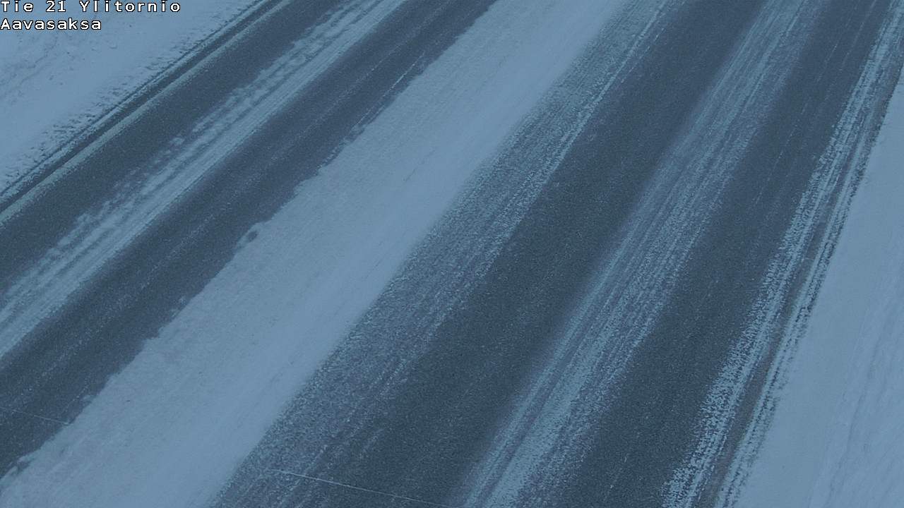 Weather Camera Image Väg 21 Ylitornio_Aavasaksa, Muonio, Lappi