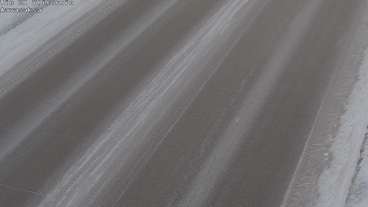 Weather Camera Image Väg 21 Ylitornio_Aavasaksa, Muonio, Lappi