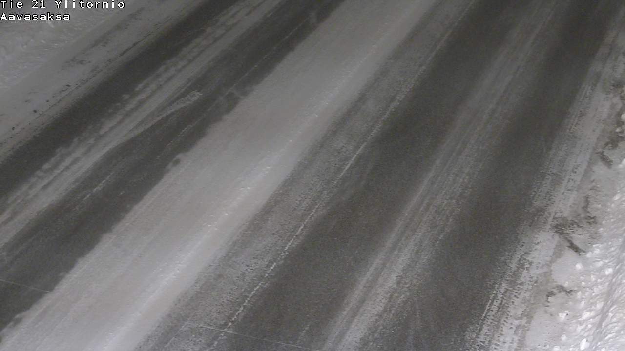 Weather Camera Image Väg 21 Ylitornio_Aavasaksa, Muonio, Lappi