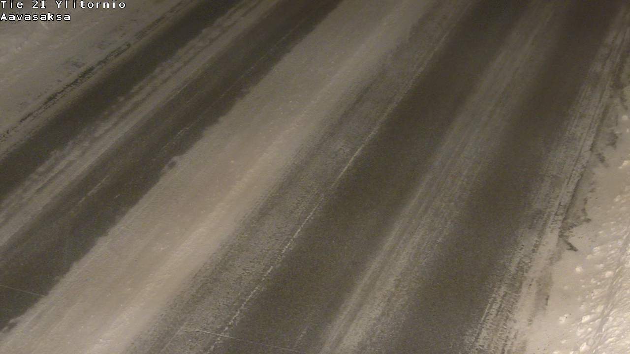 Weather Camera Image Väg 21 Ylitornio_Aavasaksa, Muonio, Lappi