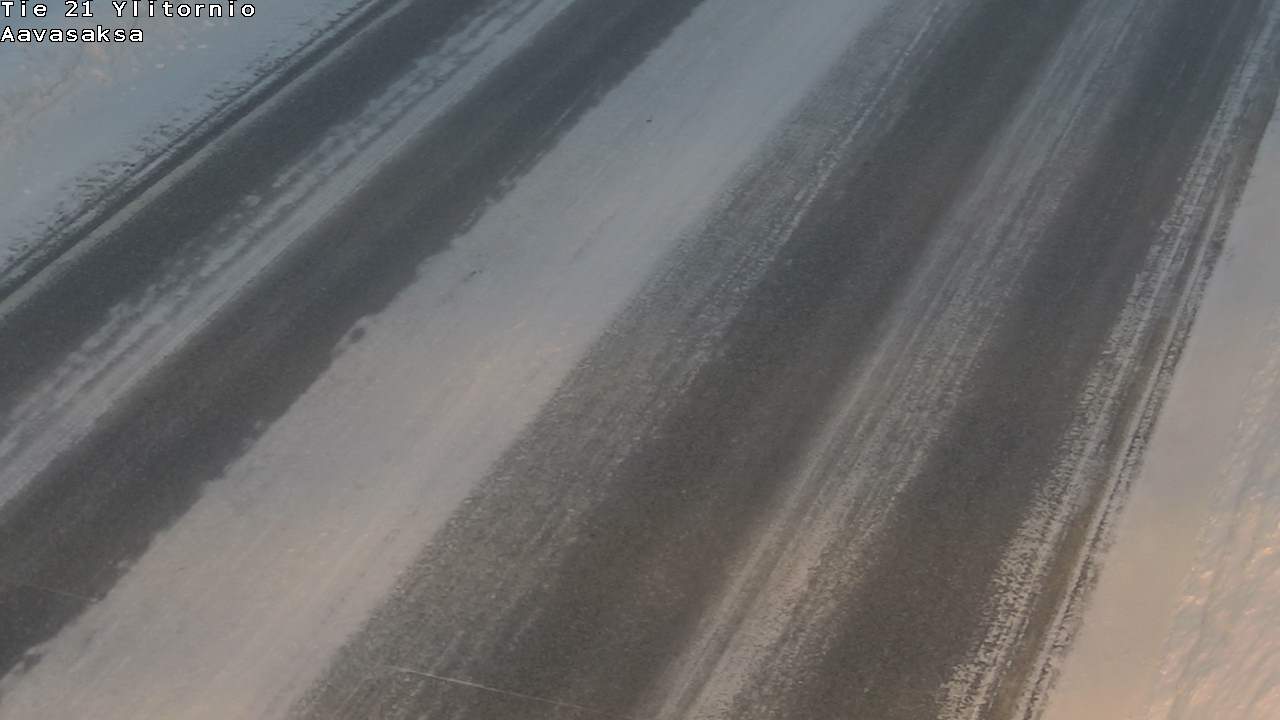 Weather Camera Image Väg 21 Ylitornio_Aavasaksa, Muonio, Lappi