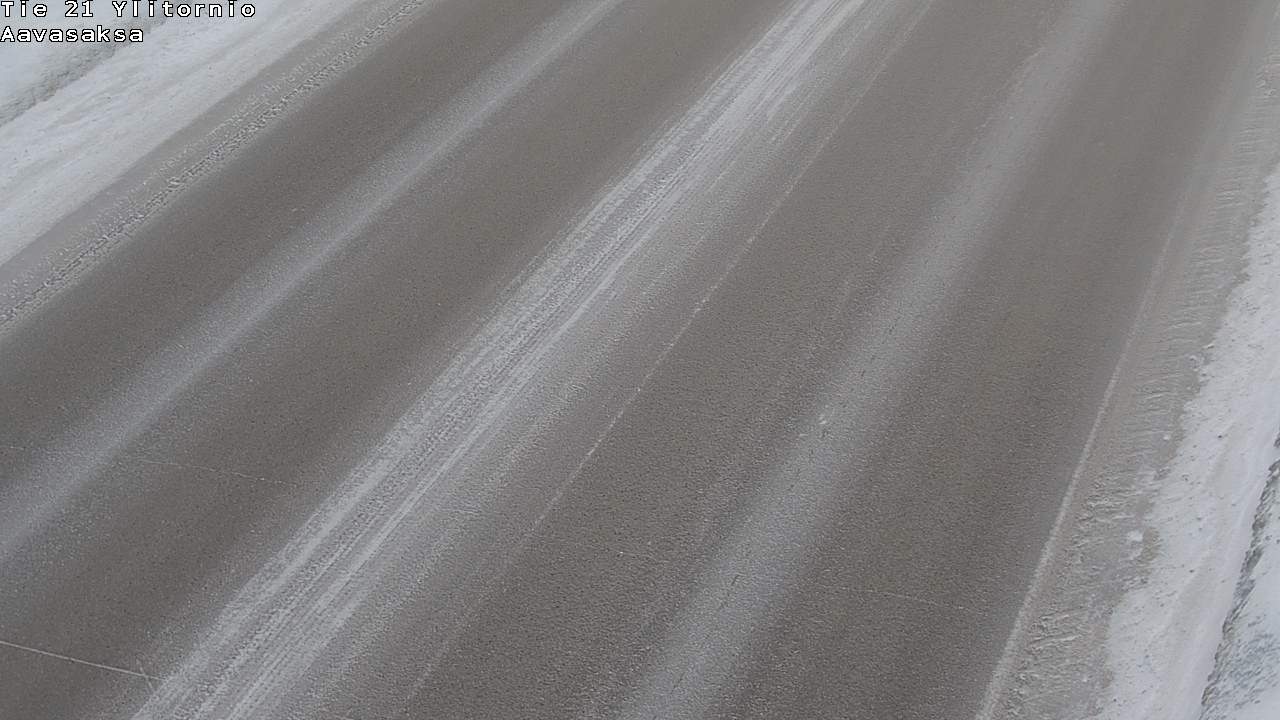 Weather Camera Image Väg 21 Ylitornio_Aavasaksa, Muonio, Lappi